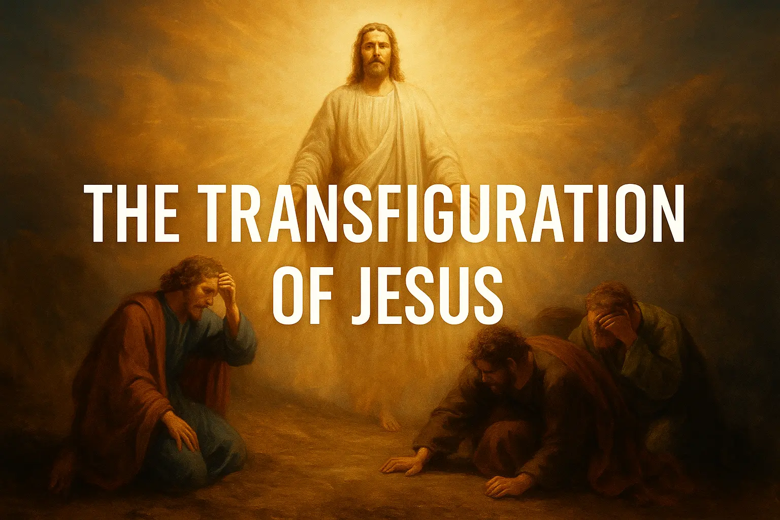 The transfiguration of Jesus visualized.